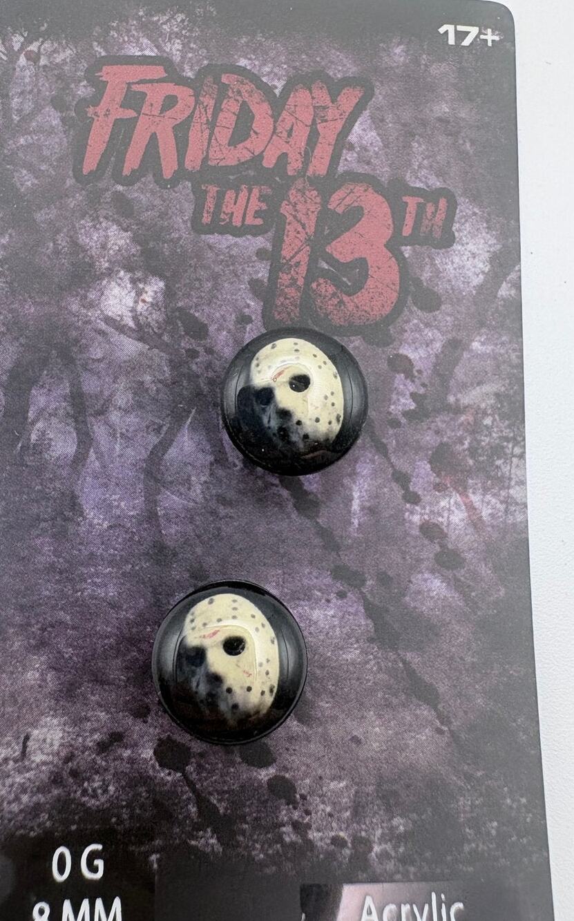 Friday The 13th Jason Mask 8MM Gauges
